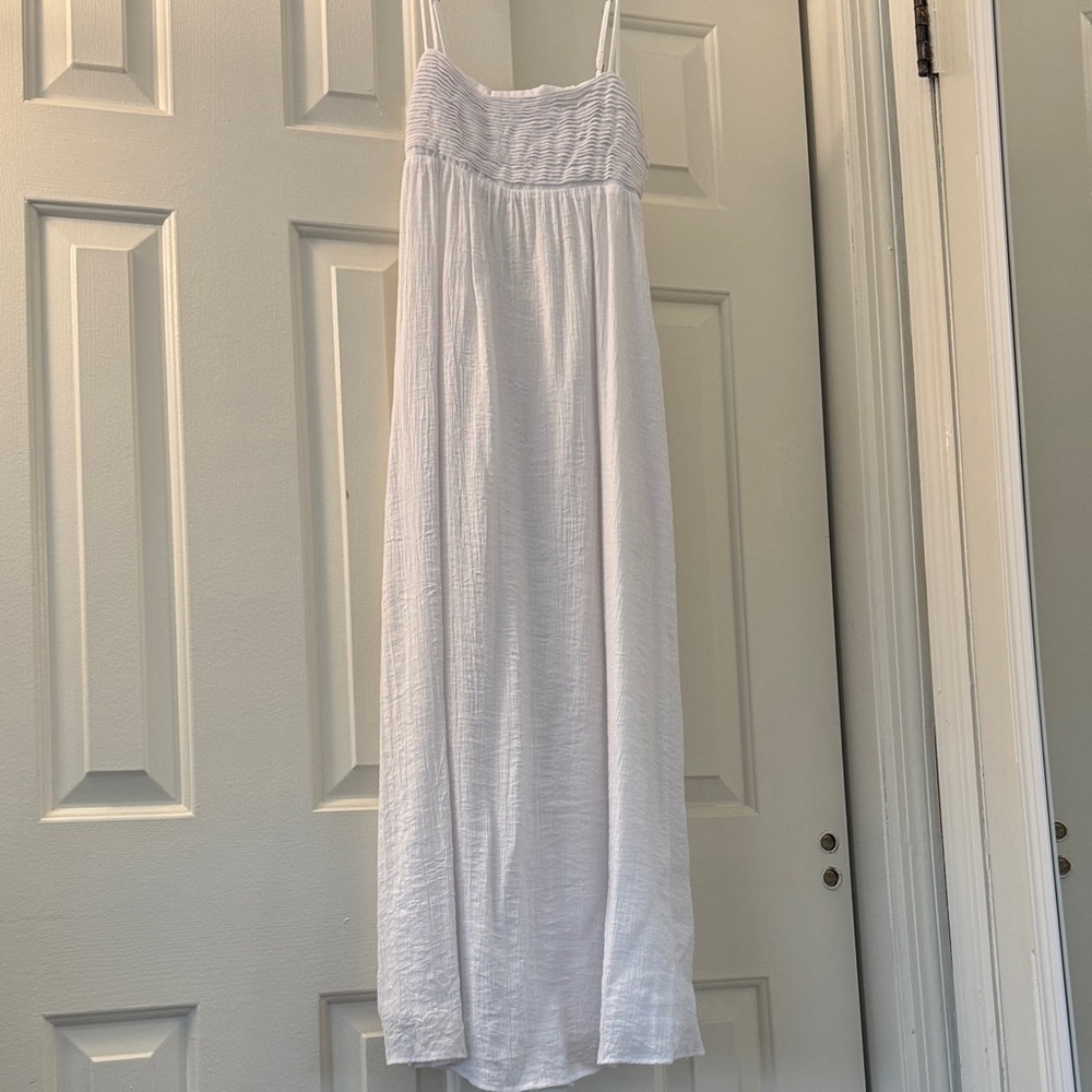 Abercrombie & Fitch White Maxi Dress